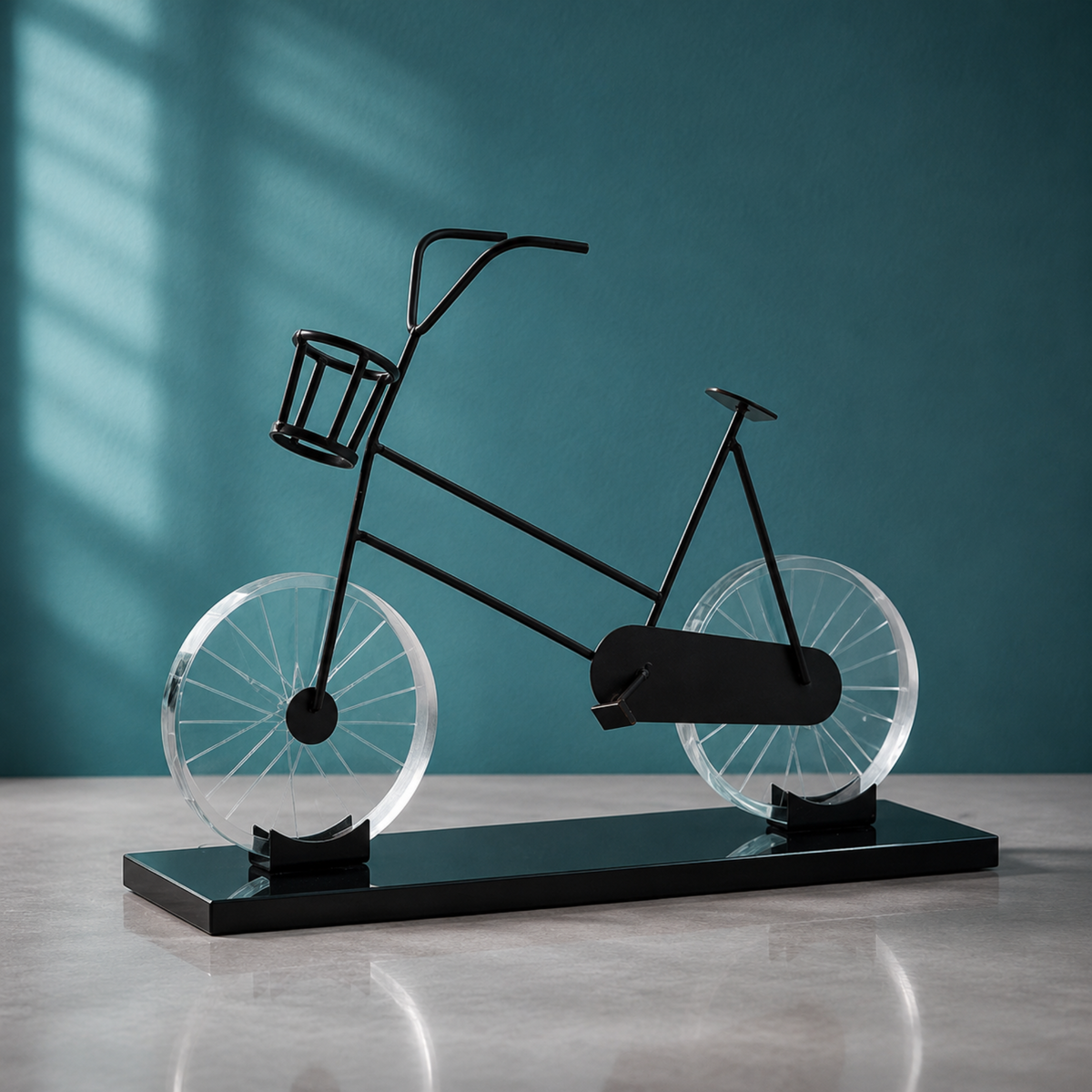 Crystal Wheel Bicycle Decorative Accent