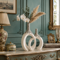 Sculptural Loop Vase Duo – Set of 2