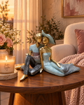 Serene Togetherness Couple Sculpture