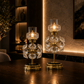 Imperial Crystal Candle Holders - Pair