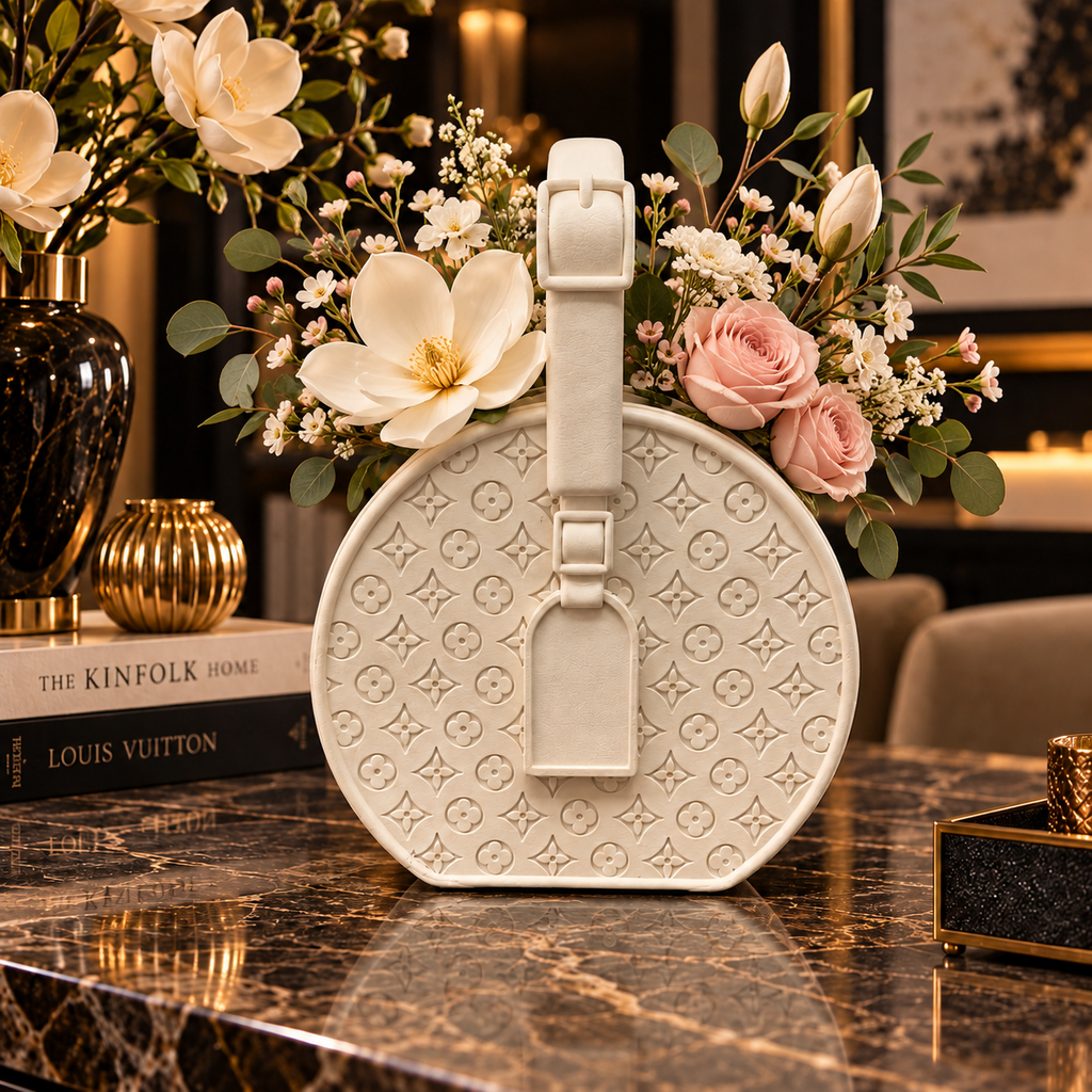Ivory Atelier Handbag Vase